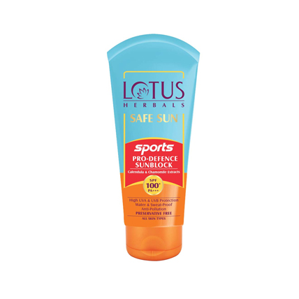 Lotus Herbals Sun Screen Cream Safe Sun Block SPF 100